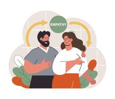 Emotional intelligence. Emotion balance and control skill. EQ development. vector