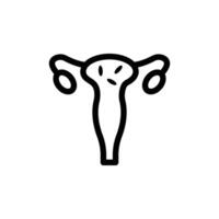 Pelvic inflammatory disease icon vector
