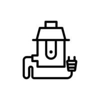 Garbage disposal icon vector