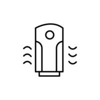 Air purifier icon vector