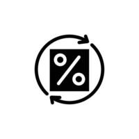 tax return solid icon design good for web or mobile app vector