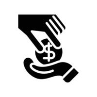 tax collection solid icon design good for web or mobile app vector