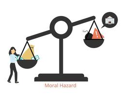 moral hazard is a situation where an economic actor has an incentive to increase its exposure to risk because it does not bear the full costs of that risk vector