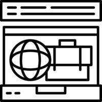 Remote Work Icon Design vector