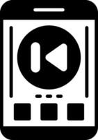 Skip backward Icon Design Symbol vector