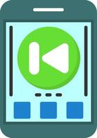 Skip backward Icon Design Symbol vector