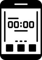 Clock Icon Design Symbol vector