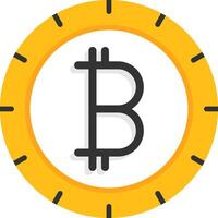 Bitcoin Icon Design Symbol vector