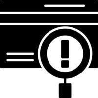 Fraud detection Icon Design Symbol vector