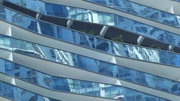 A building with many windows and balconies video