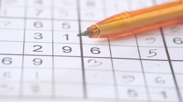 Sudoku is a popular puzzle game that can be played on a computer or on paper video