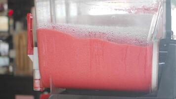 Refreshing and cool Slushy Beverage available in a convenient Dispenser for enjoyment and hydration video