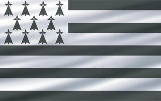 british flag background with wavy fabric texture vector