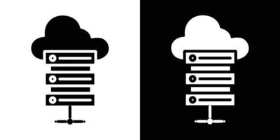 Hosting icon Isolated flat in outline vector