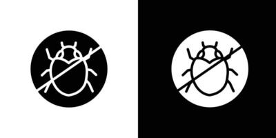 Debug icon Isolated flat in outline vector