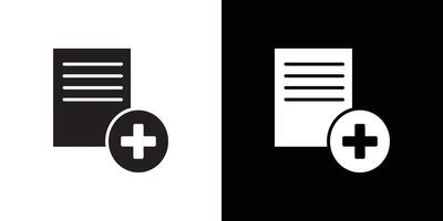 Add new icon Thin line flat illustration vector