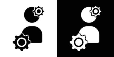 CRM icon Isolated flat in outline vector
