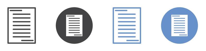 Format icon flat line symbol set. vector