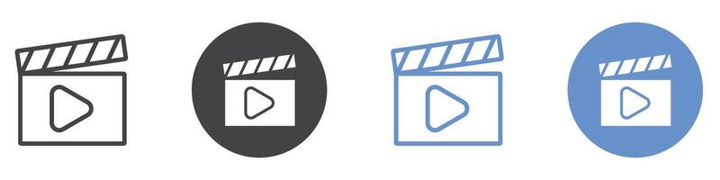 Icon flat line symbol set. vector