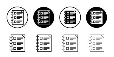 Notebook icon logo set vector