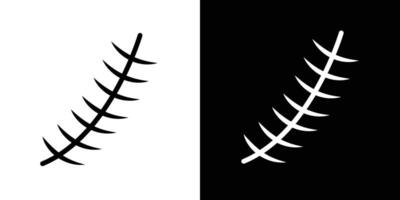 Scar icon Isolated flat in outline vector