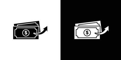Send money icon Isolated flat in outline vector