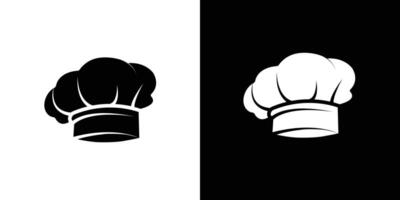 Chef hat icon Isolated flat in outline vector