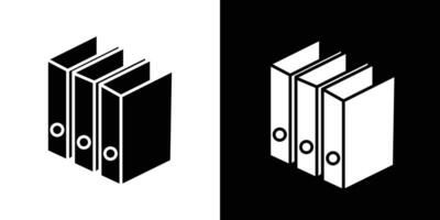 Binder icon Isolated flat in outline vector