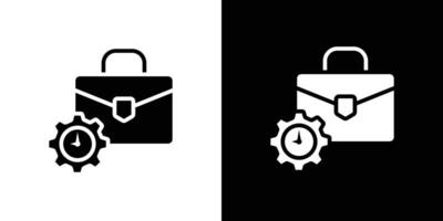Work experience icon Isolated flat in outline vector