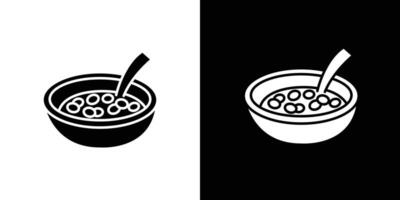 Cereal icon Isolated flat in outline vector