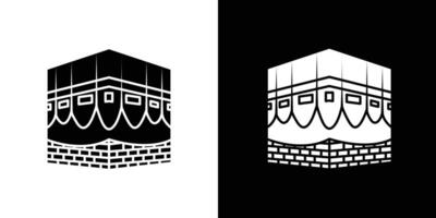 Kaaba icon Isolated flat in outline vector