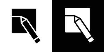 Edit text icon Isolated flat in outline vector