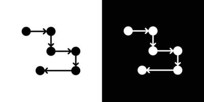 Planning icon Isolated flat in outline vector