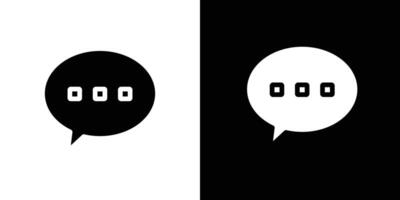 Messaging icon Isolated flat in outline vector
