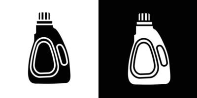liquid detergent icon Isolated flat in outline vector