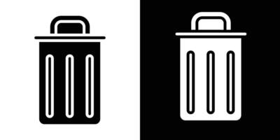Delete icon Isolated flat in outline vector
