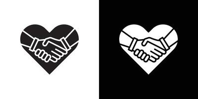 Respectfulness icon Thin line flat illustration vector