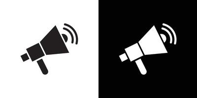 Speaker icon Thin line flat illustration vector