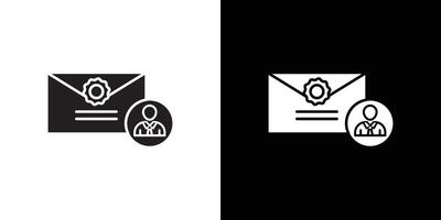 Course completion certificate icon Thin line flat illustration vector