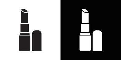 Lipstick icon Thin line flat illustration vector