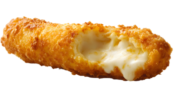 A fried chicken nugget with cheese on it png