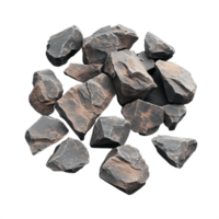 A pile of rocks with some of them being large and some small png