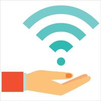 Technology wifi router signal Transaction The Future of Digital Deals vector