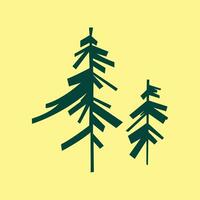 set of trees vector