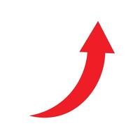 Right icon Red Flat Icons vector