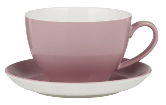 café caneca em pires com Rosa lidar com png