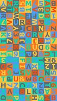 Alphabet - multicolor fabric by jessicaj on spoonflower - custom fabric vector