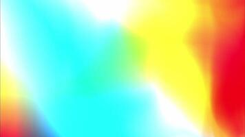 Colorful smooth template soft color neon gradient. Moving abstract blurred background. video