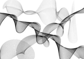 Line of abstract graphic wave patterns. Digital frequency Curved wavy line, smooth stripe. Background and modern waves style. vector