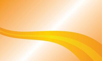 abstract curved lines of gold and orange against a soft gradient background vector